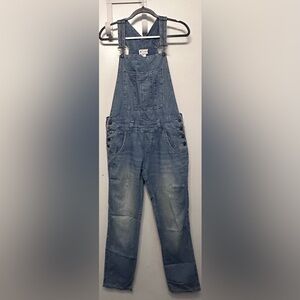 R Essential Denim Overalls with Button Details